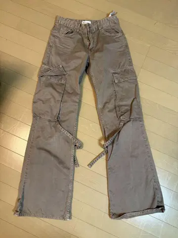 자라 베이지 카고 팬츠 EUR34