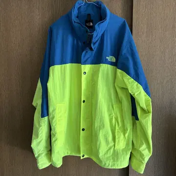 The North Face 나일론 자켓 블루/옐로우 그린