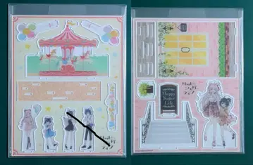 해피 슈가 라이프 해피 슈가 신작 아크릴 디오라마 놀이공원