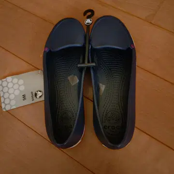 Crocs 네이비 슬립온 6W
