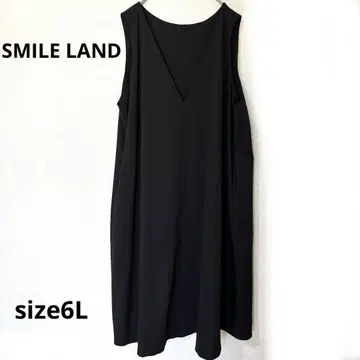 스마일랜드 V넥 A라인 점퍼 스커트 6L 넉넉하고 편안한