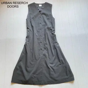 URBANRESEARCH DOORS 2way 베스트 원피스 차콜 그레이