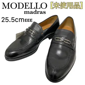 MODELO 모델로 Madras 마드라스 비트 로퍼 신발 가죽 신발