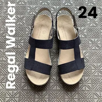 REGAL WALKER 리갈 워커 사이드 벨트 샌들 네이비 24.0