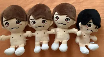 나니와단시 니시하타 다이고 군 봉제 인형 4종 세트 + 산리오 키티 포함