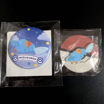 미즈고로 캔뱃지 아크릴 스탠드 세트
