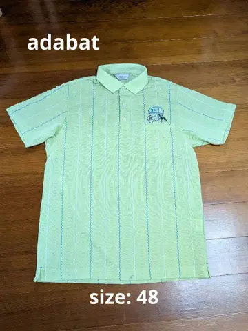adabat 아다바트 라이트 그린 피케 셔츠 사이즈 48