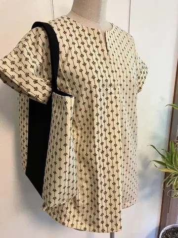 블라우스와 토트백, 명주 리메이크