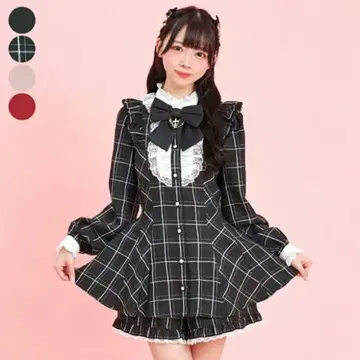 시크릿허니 셋업 블랙 체크