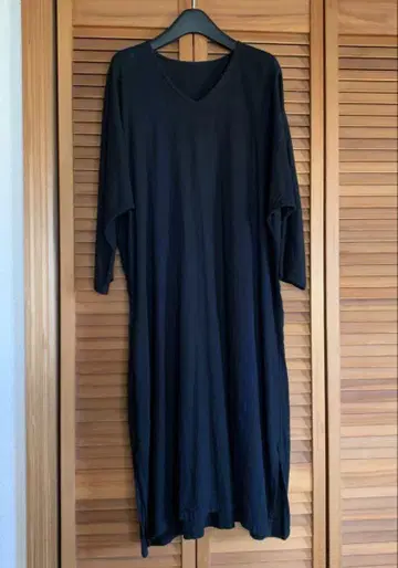 타마키니메 원피스 블랙 코튼