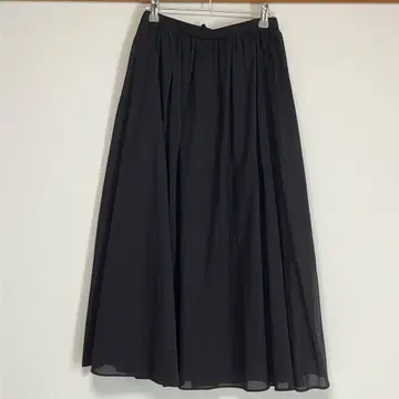 URBAN RESEARCH DOORS 롱 스커트 블랙