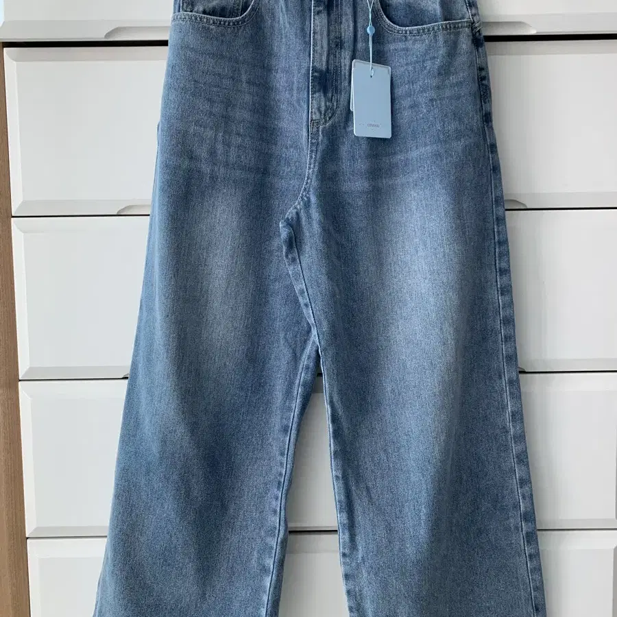 COYSEIO☆W STITCH DENIM PANTS(2color) W STITCH DENIM PANTS BLUE - coyseio