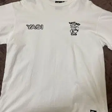 YAGI BOY CLUB 그래픽 티셔츠 화이트