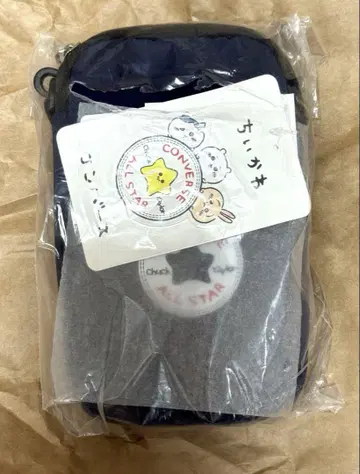치이카와 컨버스 스마트폰 모바일 숄더 멀티 파우치 네이비