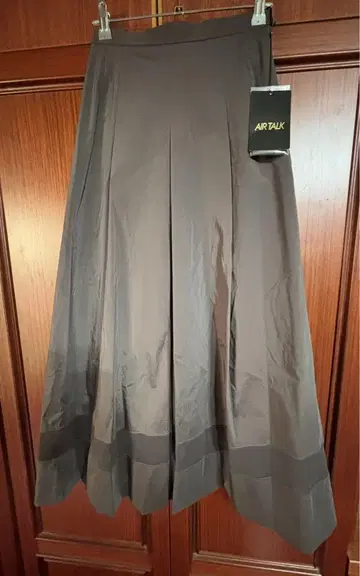 AIR TALK 블랙 플레어 롱 스커트 사이즈 7