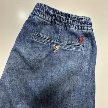 Ralph Lauren 블루 데님 이지 팬츠