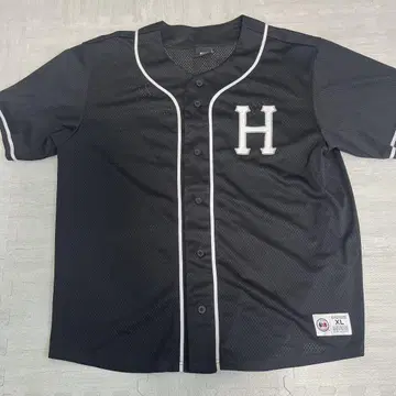HUF H 로고 블랙 티셔츠 XL