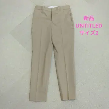 새상품 UNTITLED 사이즈 2 색상: 카멜