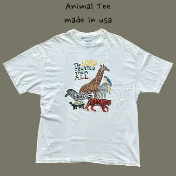 90s animal tee 반팔 티셔츠