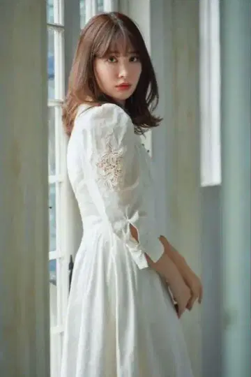 헤르리프토 자카란다 리넨 블렌드 드레스