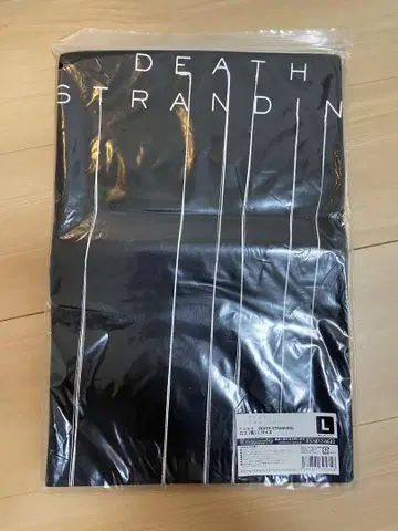 DEATH STRANDING 티셔츠 로고 블랙 L 사이즈 새상품 데스스트