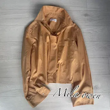 새상품급 Mila owe 넥타이 SET 옥스퍼드 짧은 셔츠