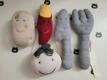 치코라타 봉제 인형 브로치 5종 세트