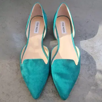 STEVE MADDEN 터콰이즈 플랫 스틸레토 펌프스