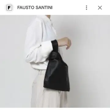 FAUSTO SANTINI 파우스토 산티니 천연 가죽 숄더백