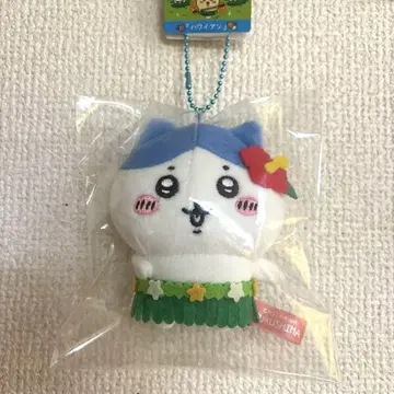 치이카와 (먼작귀) 후쿠시마 한정판 봉제 인형 키체인 하와이안즈 하치와레