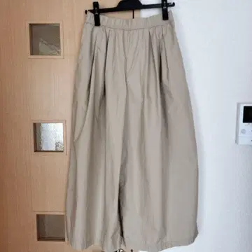 Dana Faneuil 베이지 와이드 팬츠