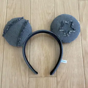 디즈니 머리띠 데님