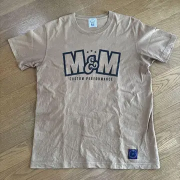 M&M 커스텀 퍼포먼스 티셔츠 L 브라운