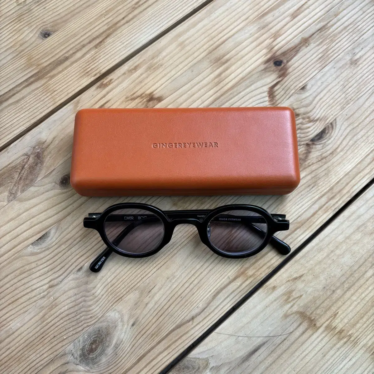 メガネ [GINGER EYEWEAR]WORKERS BOLD II ODDY black 44size Ginger Eyewear Diver Bold Black Glasses OS #진저아이웨어