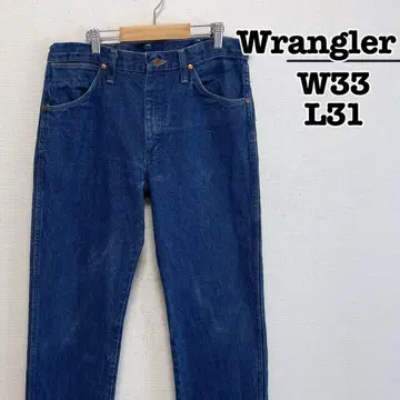 Wrangler 13MWZ 데님 팬츠 블루 W33 L31 멕시코제
