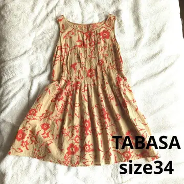 TABASA 슬리브리스 튜닉 원피스 size34