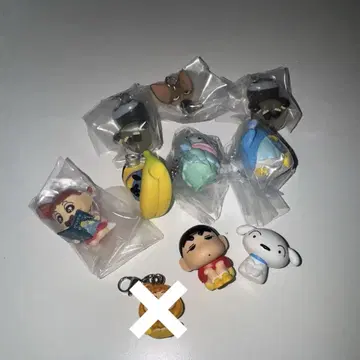 가챠가챠 메지루시 키링 토피아 크레용 신짱 산리오