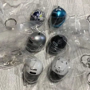 SHOEI 헬멧 키링 x-fifteen 6종 세트