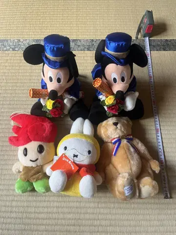 미키 마우스 등 봉제 인형 세트 약 25cm