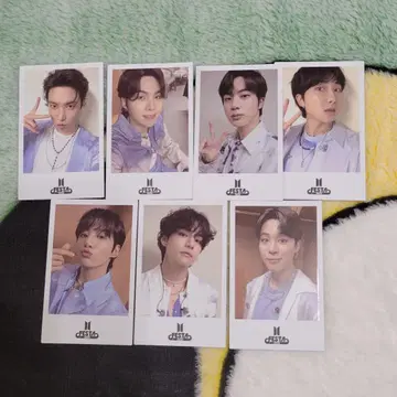 BTS FESTA 구매 혜택 인스턴트 사진 스타일의 미공개 사진
