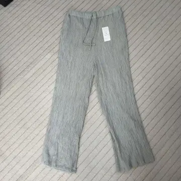 셀프 서비스 플리츠 이지 팬츠 L