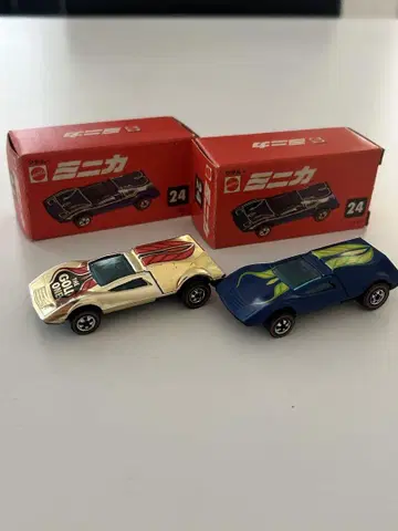 116.MATTEL 미니카 버즈 오프 핫 휠 제작 빨간색 상자