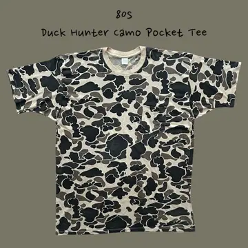 80s Duck Hunter Camo Pocket Tee 반팔 티셔츠