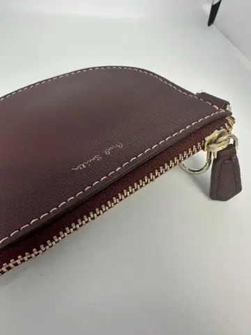 폴스미스 버건디 가죽 코인 케이스