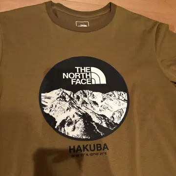 THE NORTH FACE HAKUBA 티셔츠 올리브