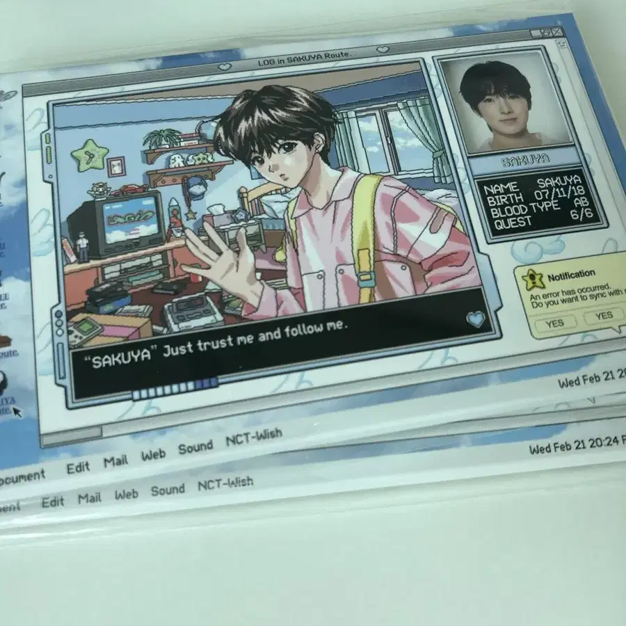 NCT | 엔시티 Nct wish Sakuya Login md wts at cost on Bunjang