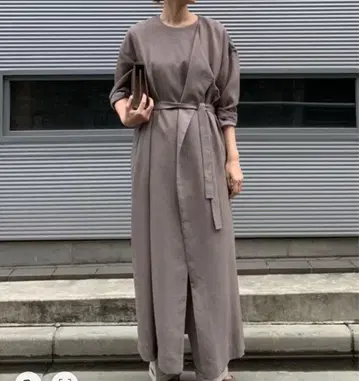 미사용 택 포함 리무아크 Front lapel summer gown