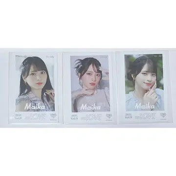 =LOVE 사사키 마이카 미니 포토 카드 Vol.9 3종