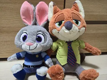 주토피아 주디&닉 봉제 인형