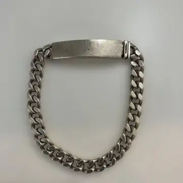 빈티지 ID 팔찌 실버